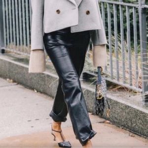 VTG 80s BAGATELLE leather JEANS